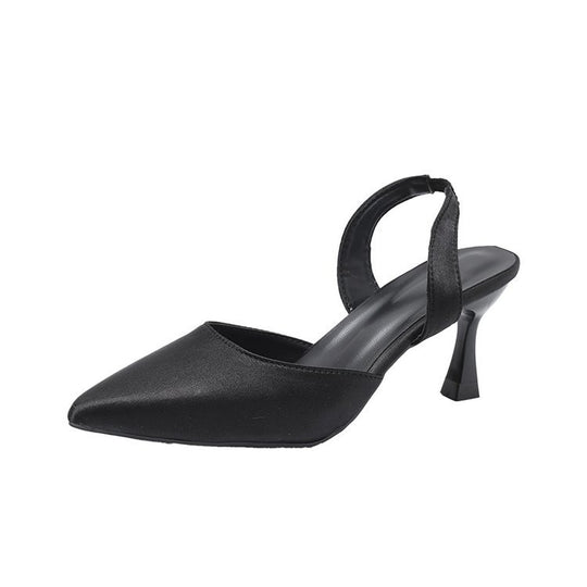 Damen Slingback-Pumps mit spitzer Kappe und bequemem Blockabsatz EB