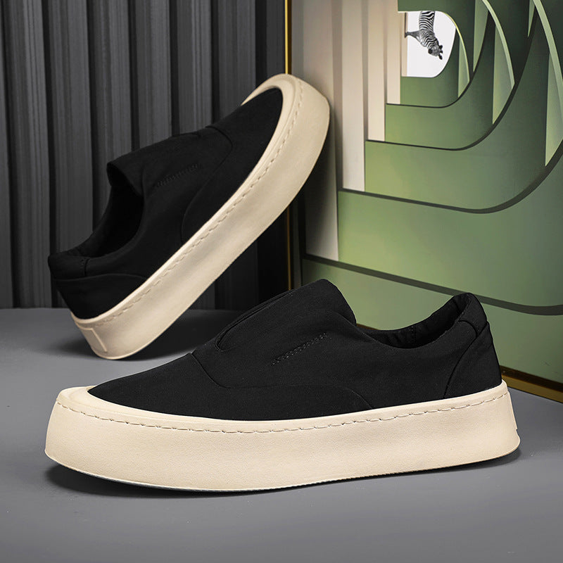 Damen Modische Slip-On Sneakers mit atmungsaktivem Obermaterial und dämpfender Laufsohle EB