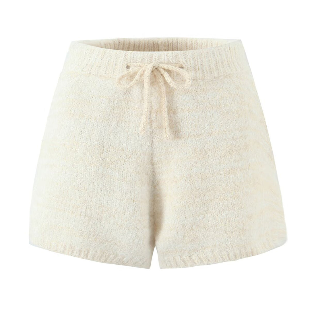 Damen Kuschelige Shorts aus weichem Strickmaterial EB