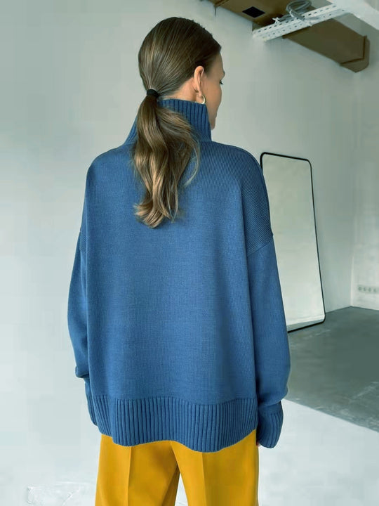 Damen modischer Rollkragenpullover EB