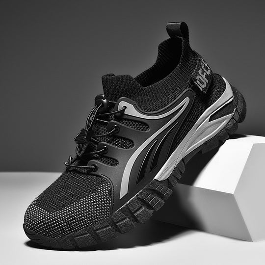 Damen Sportliche Outdoor-Sneaker mit atmungsaktivem Mesh-Obermaterial und rutschfester Sohle EB