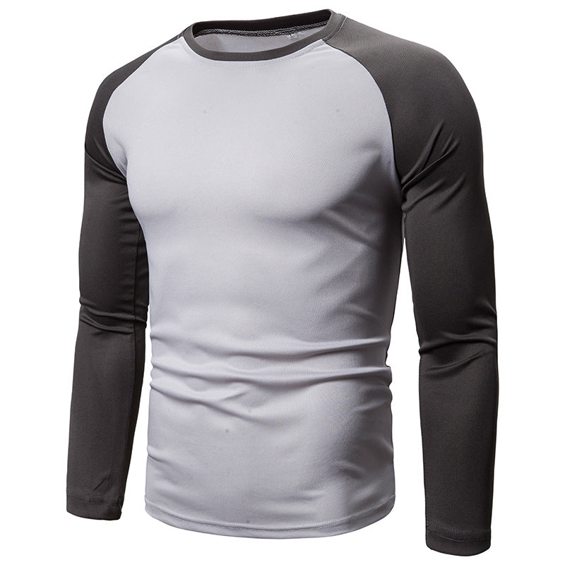 Herren Sportliches Langarm-T-Shirt mit atmungsaktivem Funktionsmaterial EB