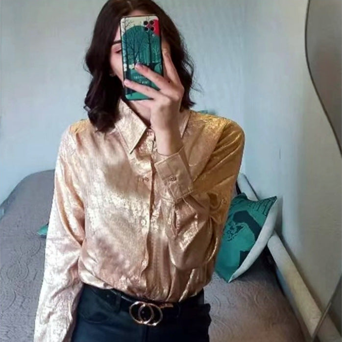 Damen modisches cropped Hemd mit Volantärmeln EB