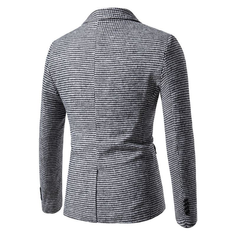 Herren eleganter Blazer im Karomuster EB