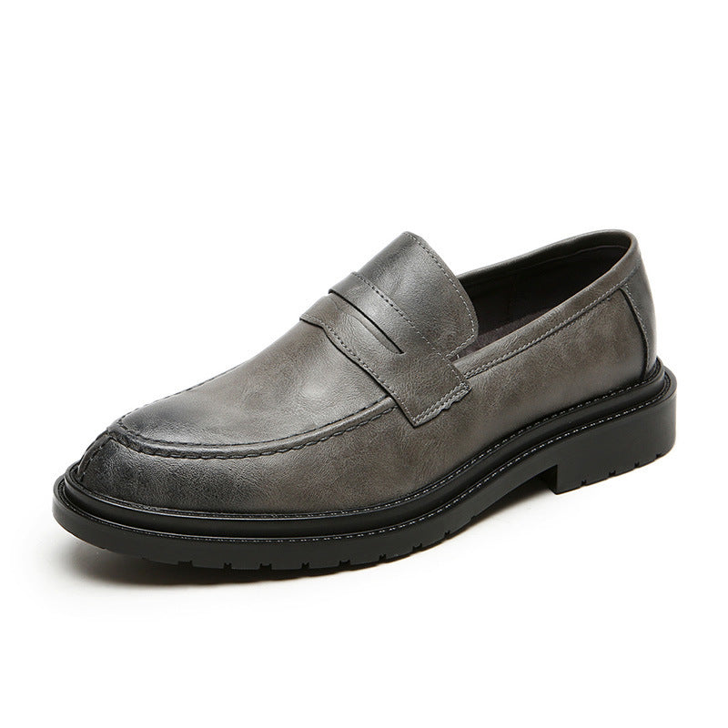 Damen Lederslipper mit rutschfester Profilsohle und eleganter Applikation EB