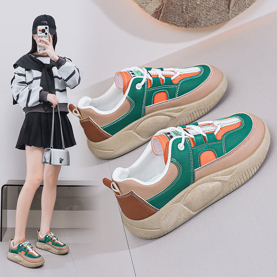 Damen Sneakers im urbanen Retro-Stil mit atmungsaktiver Konstruktion und dämpfender Sohle EB