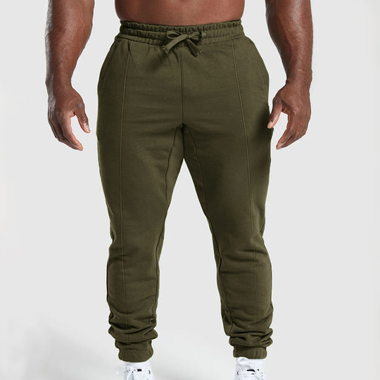 Herren sportliche Jogginghose mit elastischem Bund und seitlichen Taschen EB