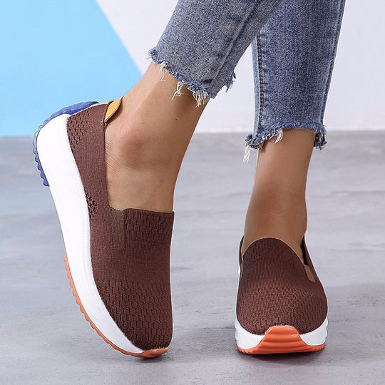 Damen Leichte Slip-On Sneakers EB