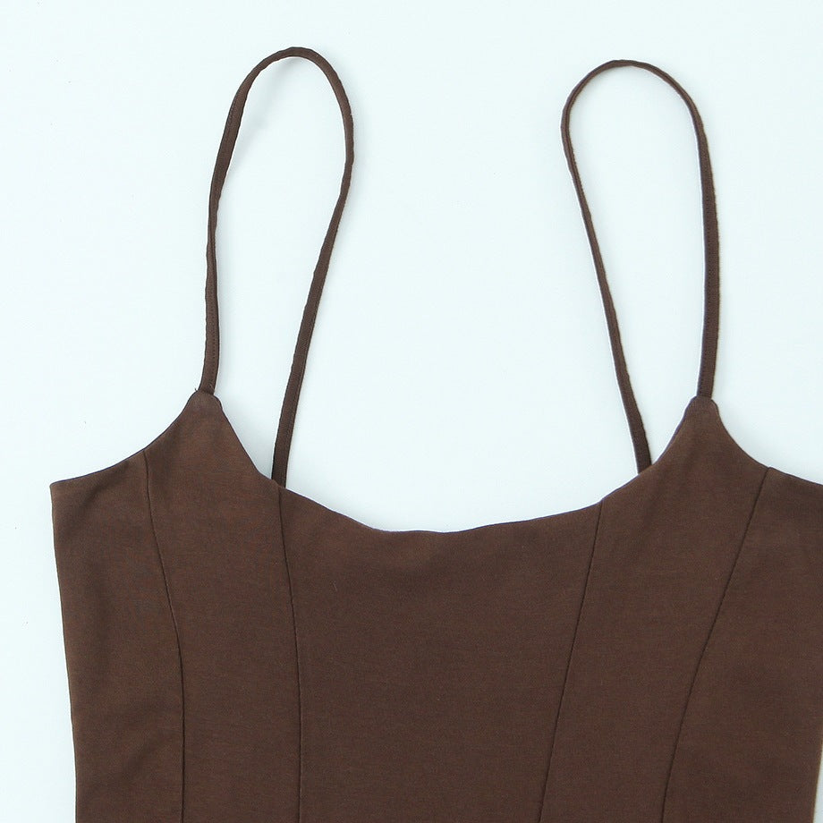 Damen Trägerkleid mit schmeichelndem Schnitt EB