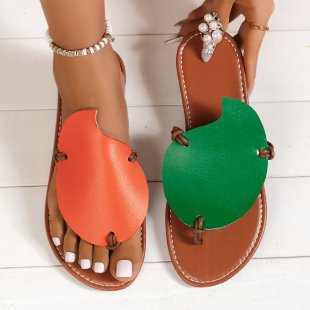 Damen sommerliche Leder Sandalen EB