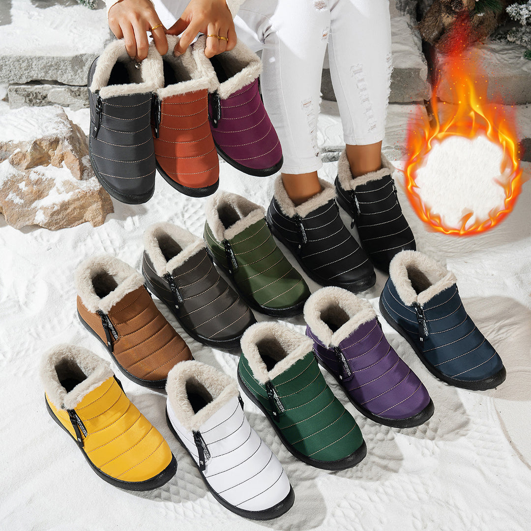 Damen Komfortable Winterboots mit kuscheligem Innenfutter EB