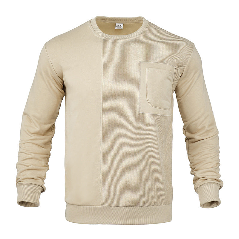 Herren Sweatshirt mit strukturierter Front EB