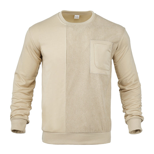 Herren Sweatshirt mit strukturierter Front EB