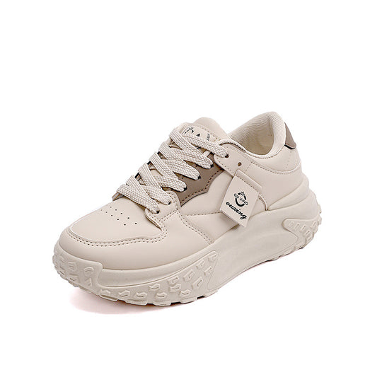 Damen Sportliche Sneakers mit dicker Gummisohle und atmungsaktivem Obermaterial EB