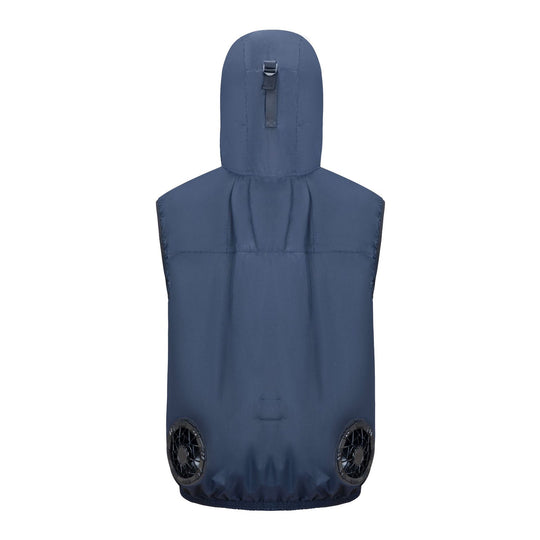 Herren nan technische Outdoorweste mit Kapuze und Visor R&B