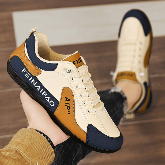 Damen Sportliche Freizeit Sneakers mit atmungsaktivem Obermaterial und rutschfester Sohle EB