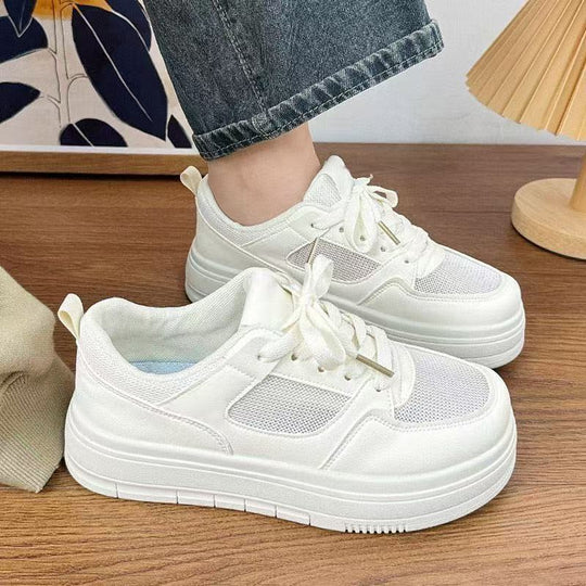 Damen modische Sneaker mit atmungsaktiver Textiloberfläche und bequemer Laufsohle EB