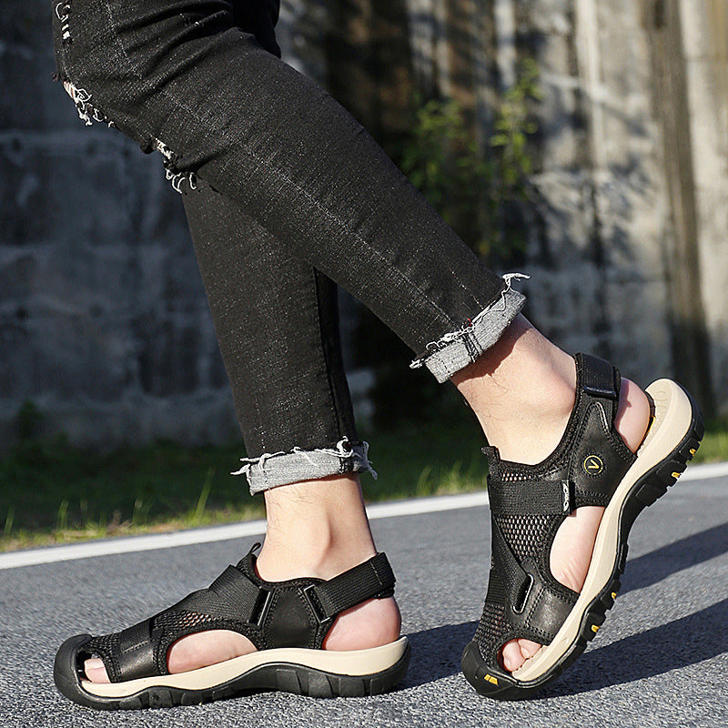 Damen Atmungsaktive Sport-Sandalen mit verstellbaren Riemen und rutschfester Sohle EB
