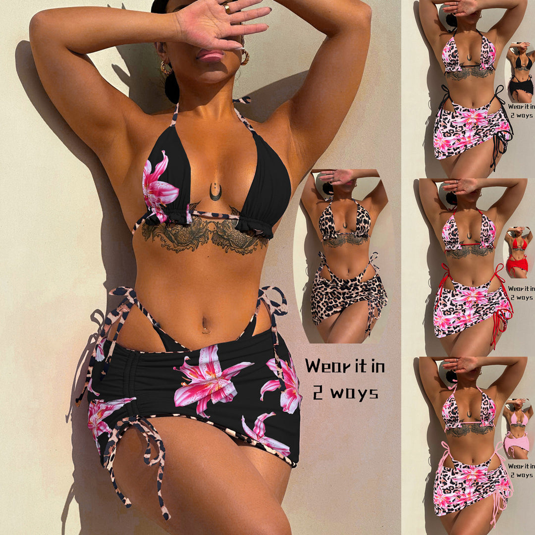 Damen Bikini-Set mit floralem Design von EB