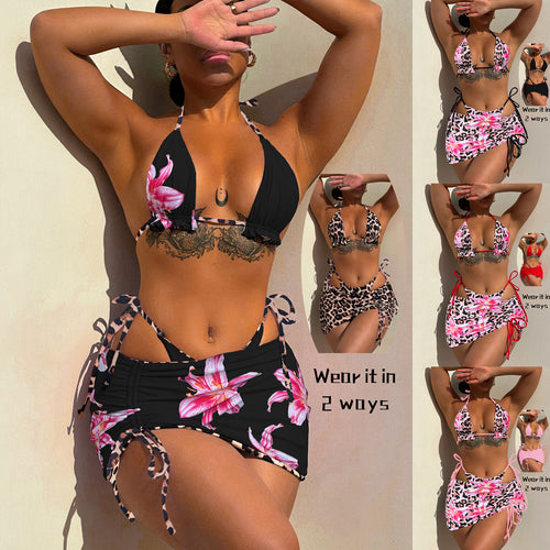 Damen Bikini-Set mit floralem Design von EB