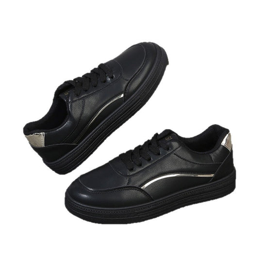 Damen Modische und elegante Sneaker mit metallic Akzenten EB