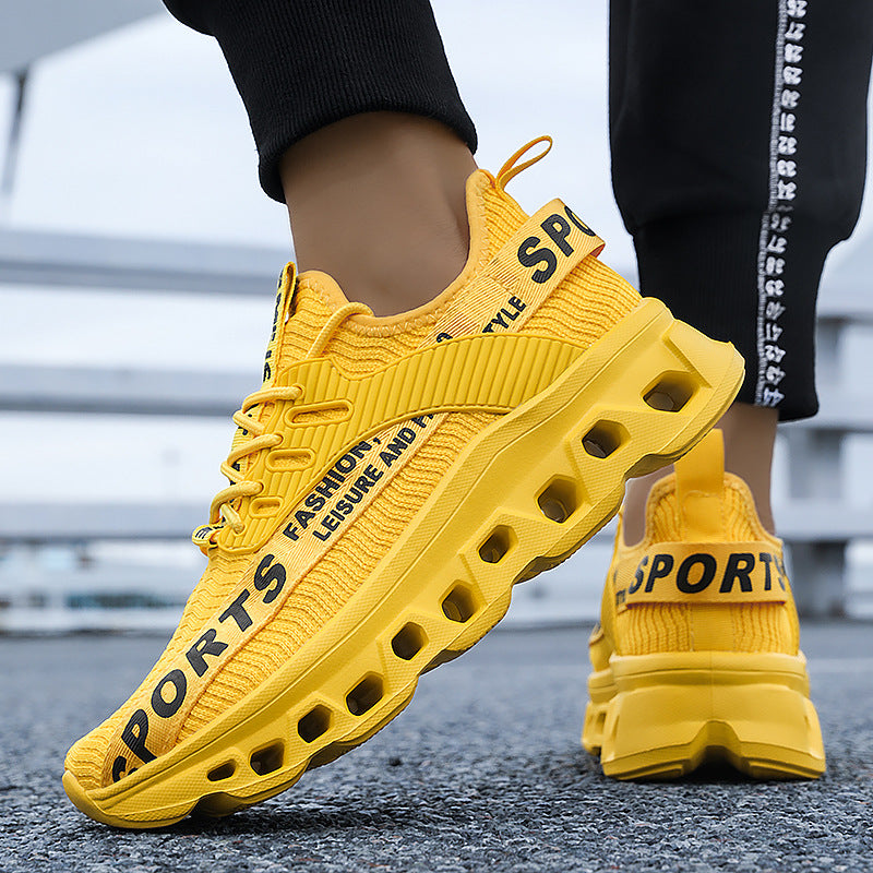 Damen Sportliche Lauf-Sneaker mit elastischem Obermaterial und extrem dämpfender Sohle EB