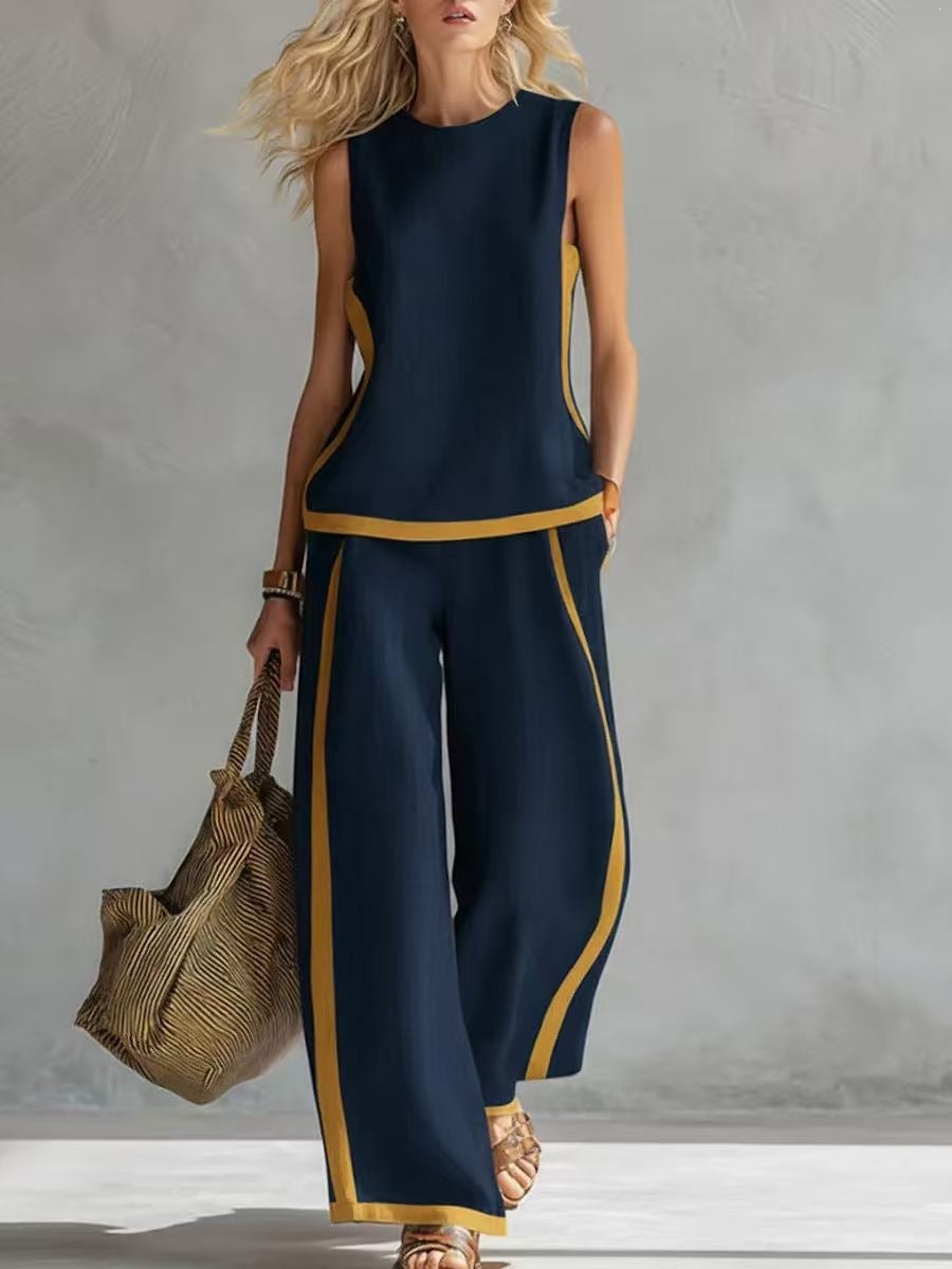 Damen lässiges Sommeranzug-Set EB