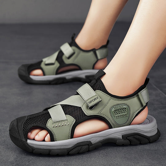 Damen Sportliche Sandalen mit verstellbaren Riemen und rutschfester Sohle EB