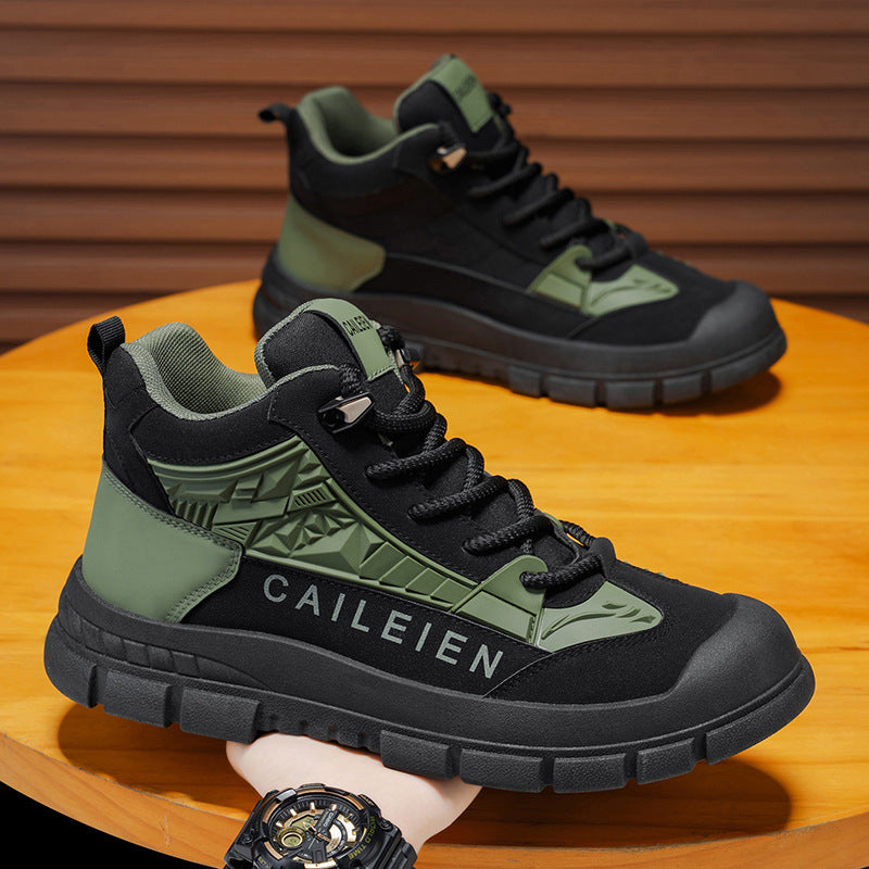 Damen Sportliche High-Top Schuhe mit rutschfester Sohle und robustem Design EB