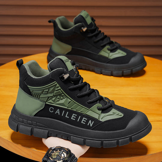 Damen Sportliche High-Top Schuhe mit rutschfester Sohle und robustem Design EB