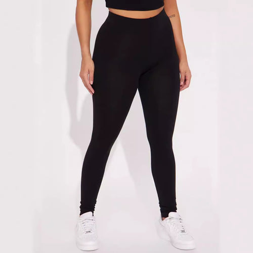 Damen Leggings mit hohem Bund und figurformendem Schnitt EB