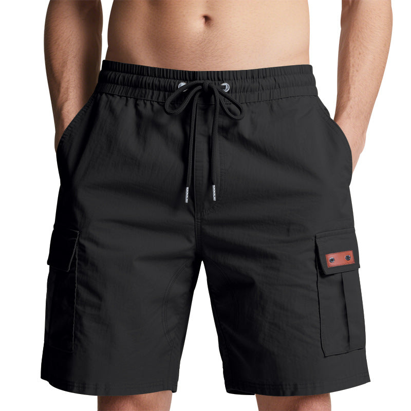 Herren Cargo-Shorts mit elastischem Bund und praktischen Taschen EB
