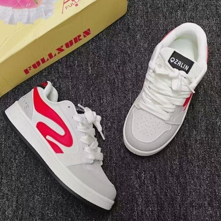 Damen Sneakers im lässigen Streetwear-Stil mit atmungsaktivem Obermaterial und dämpfender Sohle EB