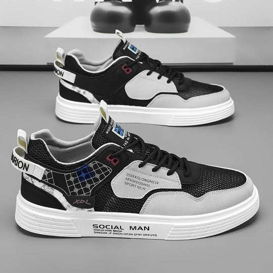 Damen Sportliche Sneakers mit innovativem Mesh-Obermaterial und stoßdämpfender Sohle EB