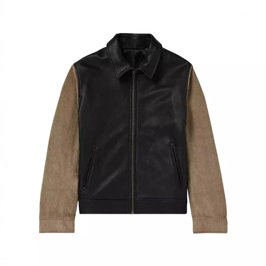 Herren modische jacke mit Cordärmel EB