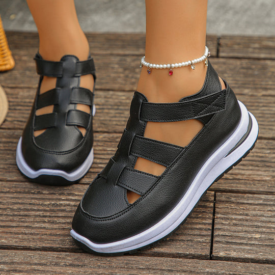 Damen bequeme Sport-Sandalen mit elastischen Riemen EB