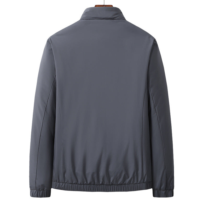 Herren thermo gefütterte Steppjacke mit Stehkragen und winddichtem Außenmaterial EB