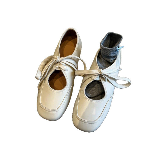 Damen Ballerinas mit modischem Riemchen und atmungsaktivem Innenfutter EB