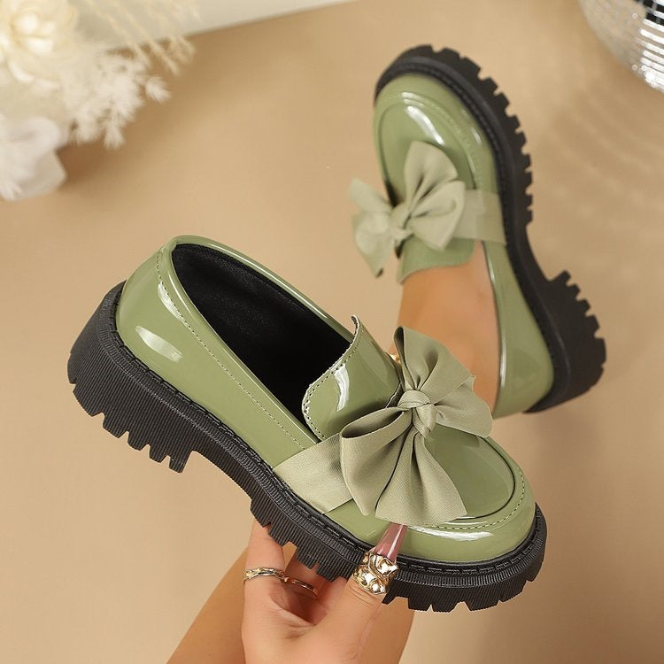 Damen Modische Slipper mit Schleifendetail EB