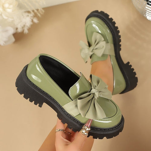 Damen Modische Slipper mit Schleifendetail EB