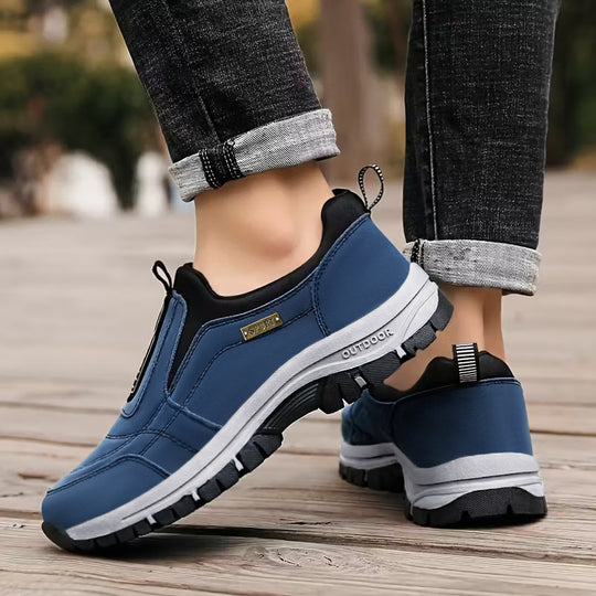 Damen Sportliche Outdoor-Sneaker mit stylischem Ellastikeinsatz und rutschfester Sohle EB