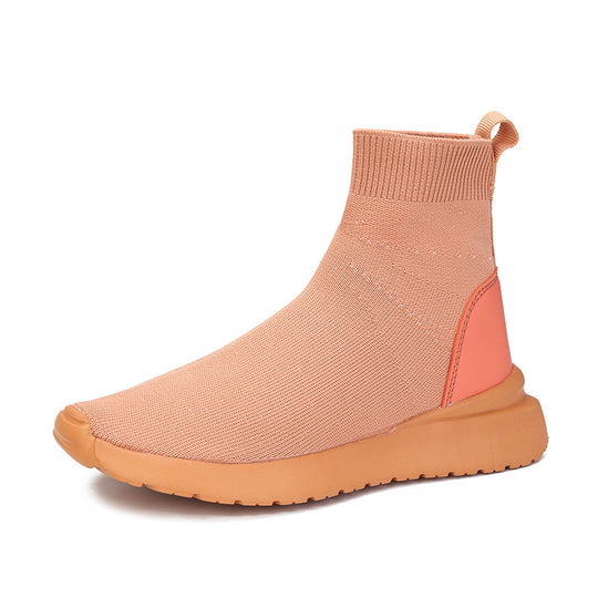 Damen Flexibles Ankle-Design Sneakers mit atmungsaktivem Obermaterial EB