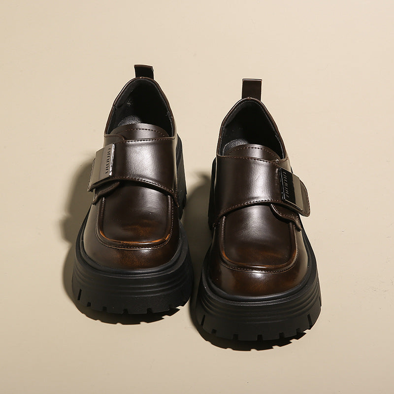 Damen Trendige Stiefeletten mit robuster Profilsohle und modischem Riemenverschluss EB