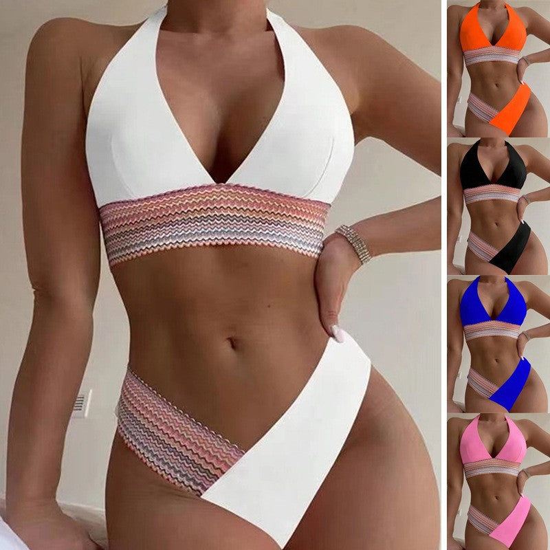 Damen innovativer Bikini mit asymmetrischem Design EB