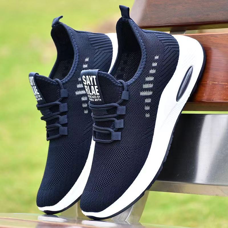 Damen Atmungsaktive und leichte Sneakers mit elastischem Design EB