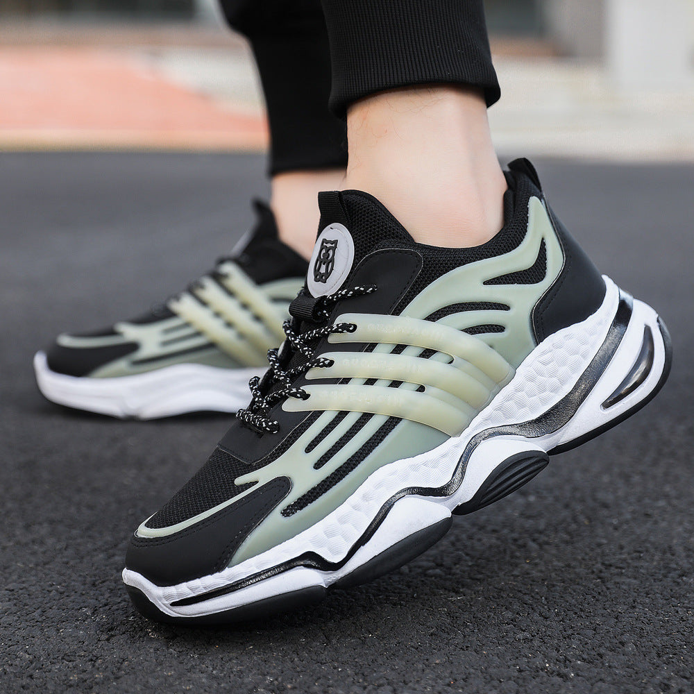 Damen Sportliche Sneakers mit atmungsaktiver Oberflächenstruktur EB