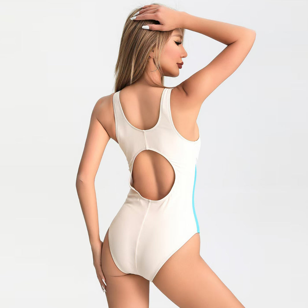 Damen Sportlicher Einteiler mit stylischen Paneelen EB