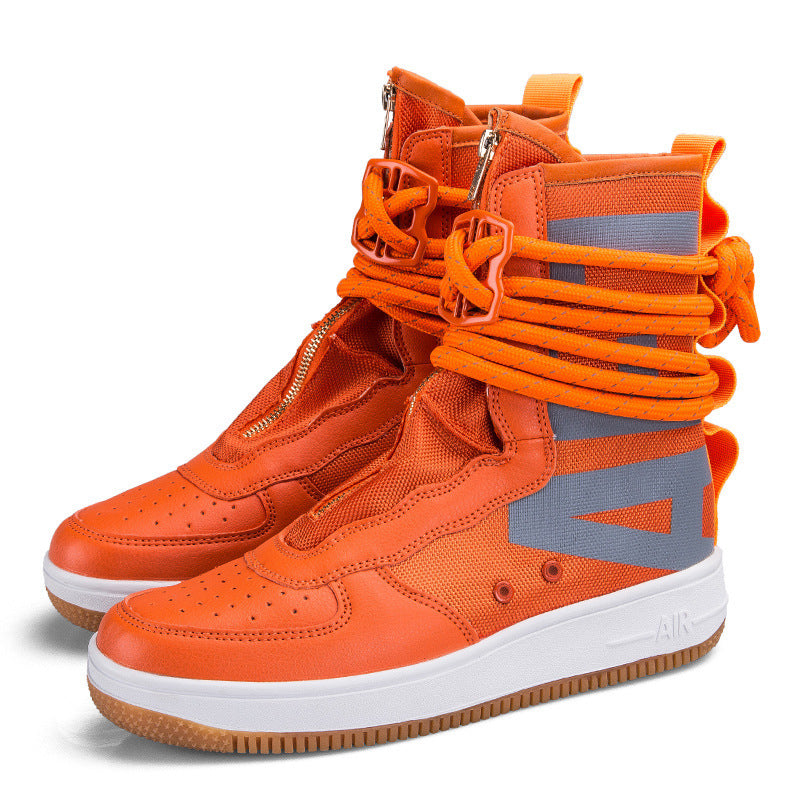Damen High-Top Sneakers mit innovativem Schnürsystem und atmungsaktiver Netzstruktur EB