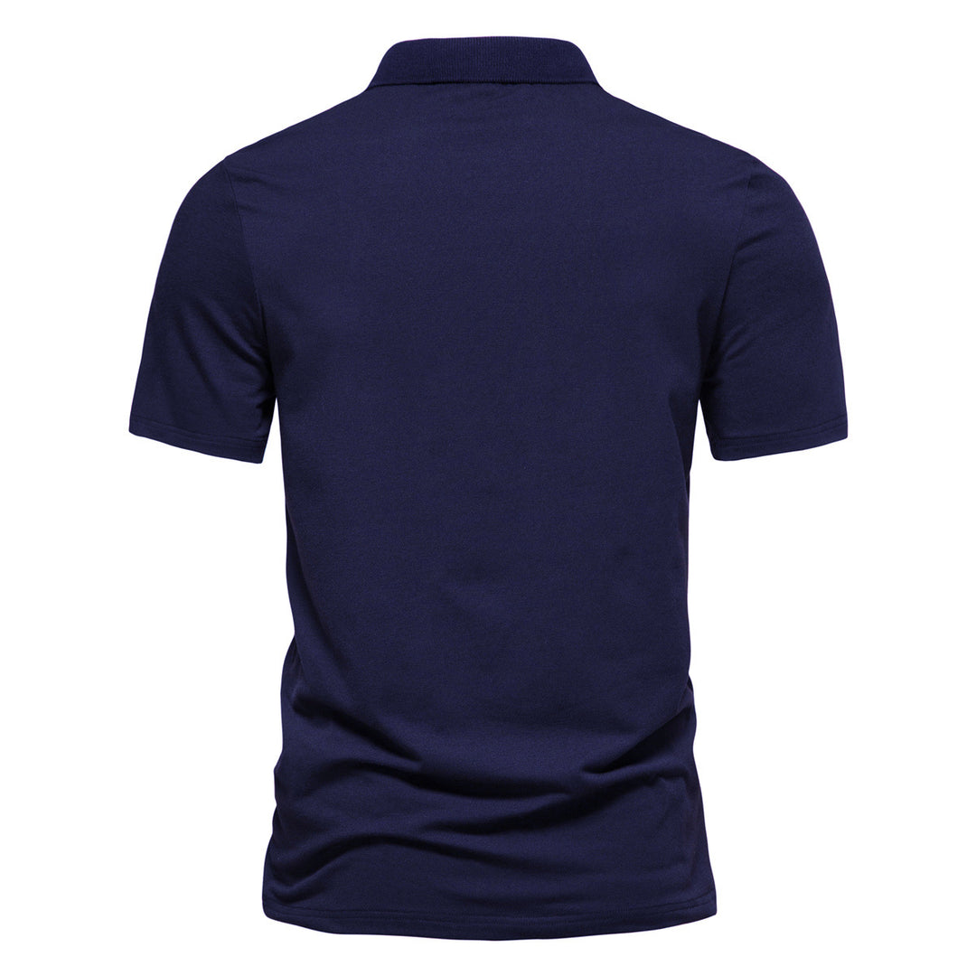 Herren Poloshirt mit kreativem Farbdesign und modischen Akzenten EB