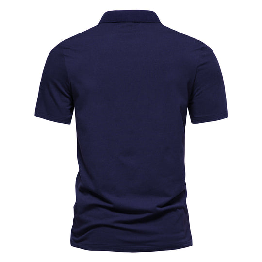 Herren Poloshirt mit kreativem Farbdesign und modischen Akzenten EB